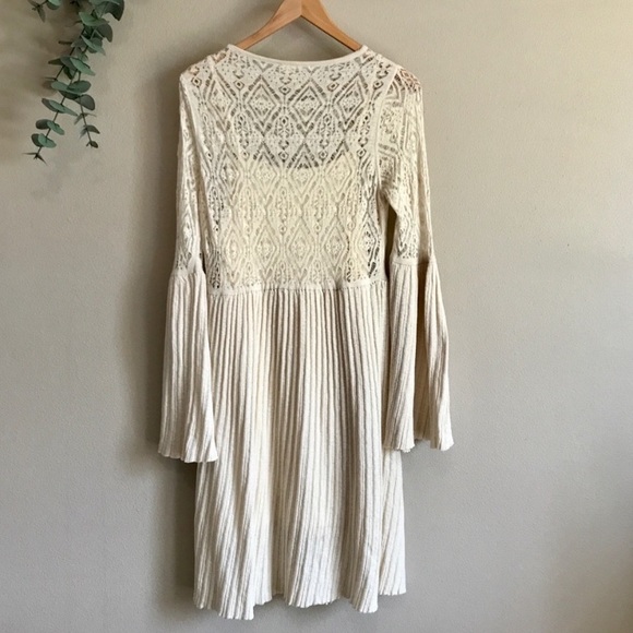Anthropologie ivory lace dress - Picture 5 of 6